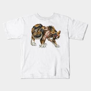 WereCat: Tortie-Tabby Kids T-Shirt